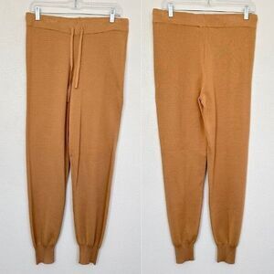 Michael Stars Camel Shelby Knit Pull On Jogger Athleisure Women's Medium NEW